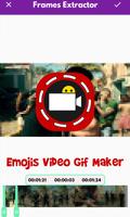 Emojis Video Gif Maker capture d'écran 1