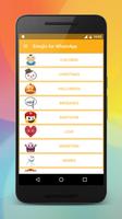 Emoji autocollants HD Android Affiche