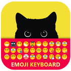 cute emoji keyboard emoticons icône