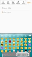 cute emoji keyboard emoticons capture d'écran 2