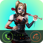 Fake call Harley Quinn  Prank icon