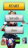 Fake call Harley Quinn  Prank poster