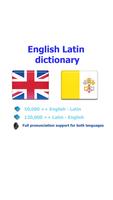 Latin dictionary Affiche