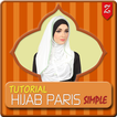 Tutorial Hijab Paris Simple