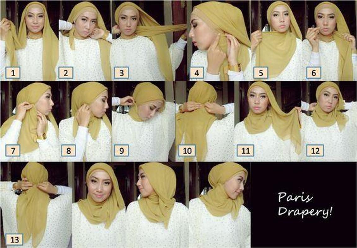 Tutorial Hijab Paris Simple For Android APK Download