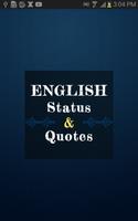 ENGLISH Status & Quotes Affiche