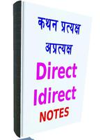 Direct  Indirect Narration Change rule Notes Hindi 海報