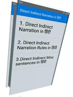 Direct  Indirect Narration Change rule Notes Hindi 截圖 1