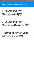 Direct  Indirect Narration Change rule Notes Hindi 截圖 3