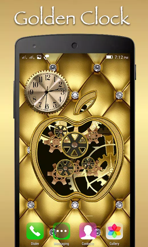 Đồng hồ trái táo vàng này sẽ là món đồ nội thất hoàn hảo cho màn hình Android của bạn. Mang đến cho bạn một thiết kế sang trọng và hiện đại, đồng hồ này không chỉ hiển thị thời gian, mà còn tích hợp nhiều tính năng hữu ích khác, giúp bạn trở nên thông minh và tiện lợi hơn. 