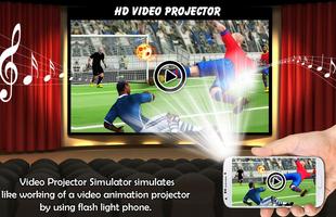 Video Projector Simulator Affiche