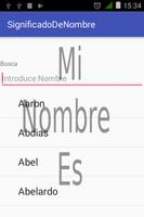 Significado de mi Nombre 海報