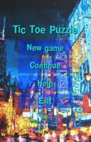 Tic Toe Puzzle Plakat