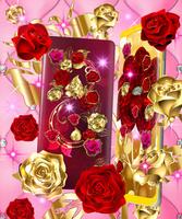 Golden and Red Roses Live Wall স্ক্রিনশট 2