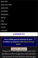 Earn Free Bitcoin Ultimate capture d'écran 2