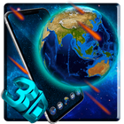 3d Earth Meteor Theme icon