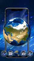 3d Earth Meteor Theme اسکرین شاٹ 1