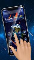 3d Earth Meteor Theme اسکرین شاٹ 2