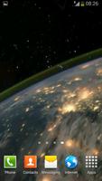 Earth View From Space LWP تصوير الشاشة 2