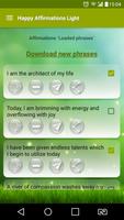 Happy Affirmations Light Ekran Görüntüsü 2