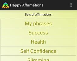 Аffirmations for Happy 스크린샷 3