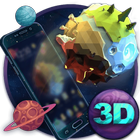 Earth Element 3D Theme icône