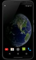 Earth and Moon Live Wallpaper Affiche