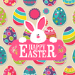 Easter Eggs Rainbow Hare Theme