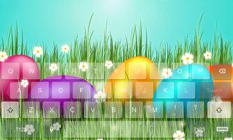 Easter Beauty Theme Keyboard Affiche