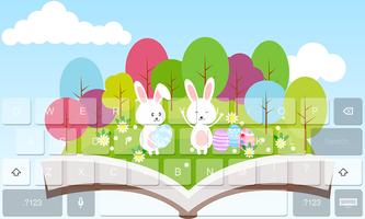 Easter Beauty Theme Keyboard captura de pantalla 2