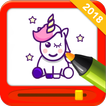 Kids Easy Kawaii Drawing & Coloring Step by Step