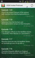 Cricket Podcasts imagem de tela 1