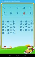 برنامه‌نما Grade 1 Math: Subtraction عکس از صفحه