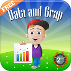Grade 2 Math: Data & graphs icône