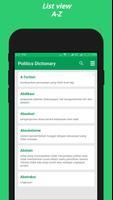 Kamus Istilah Politik [OFFLINE] capture d'écran 1