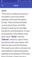 Surname Origin Dictionary - et screenshot 2