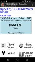 ITCSC-INC Winter School App تصوير الشاشة 1