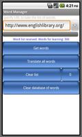 Vocabulary Trainer capture d'écran 1