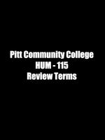 PCC HUM - 115 Review Terms captura de pantalla 2