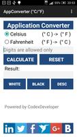 AppConverter (°C/°F) poster