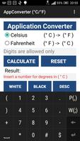 AppConverter (°C/°F) Ekran Görüntüsü 1