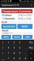 3 Schermata TempConvert (°C/°F)