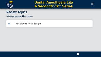 Dental Anesthesia Lite - SecondLook Affiche