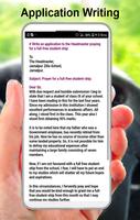 English Application Writing capture d'écran 1