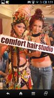 BLack hair Comfort hair studio Poster