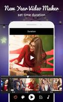 New Year Video Maker Cartaz