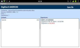 DigiDoc 3 ANDROID screenshot 1