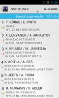 Estonian Rally Results captura de pantalla 2