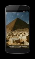 Egyptian pyramid Wallpaper Affiche
