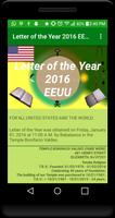 Letter of the Year 2016 EEUU โปสเตอร์